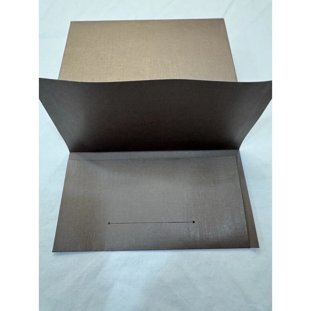 Louis Vuitton Brown Empty Drawer Box + Dust Bag 8.5